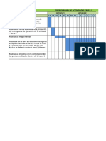 Cronograma D - I Tarea 3