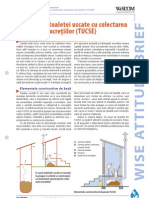 Construcţia Toaletei Uscate Cu Colectarea Separată A Excreţiilor (TUCSE) - Wise Attitude Brief - Nr.1