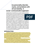 Luyten, P., Campbell, C., & Fonagy, P. (2020). Borderline Personality Disorder, Complex Trauma, And Problems With Self and Identity_ a Social‐Communicative Approach.