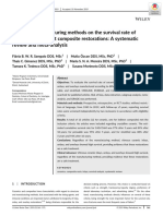 Effects of Manufacturing Methods On The Survival Rate of Ceramic and Indirect Composite Restorations: A Systematic Review and Meta-Analysis
