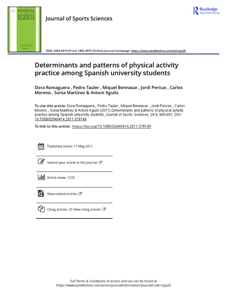 Women and Men Physical Activity | PDF | Body Mass Index | Obesity