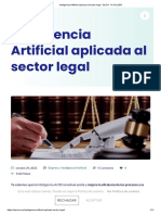Inteligencia Artificial Aplicada Al Sector Legal