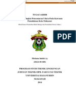 Tugas Akhir Analisis Tingkat Pencemaran Udara Pada Kawasan Pemukiman Kota Makassar