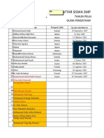 Form Data Vaksin Anak SMP (Tambah