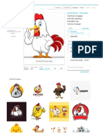 Cartoon Happy Rooster Giving Thumbs Up Royalty Free Vector