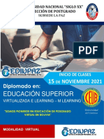 Diplomado en Educacion Superior Virtualizada Brochurre