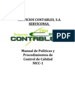 Manual de Politicas y Procedimientos 