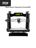 Geeetech Prusa I3 M201 使用手册英文