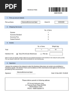myGDEX Prime Shipment Consignment Note | PDF