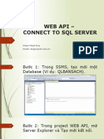 Web Api - Connect To Sqlserver