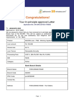 Congratulations!: Your In-Principle Approval Letter