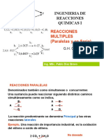 Ingenieria de Reacciones Quimicas I: Reacciones Multiples (Paralelas y en Serie)