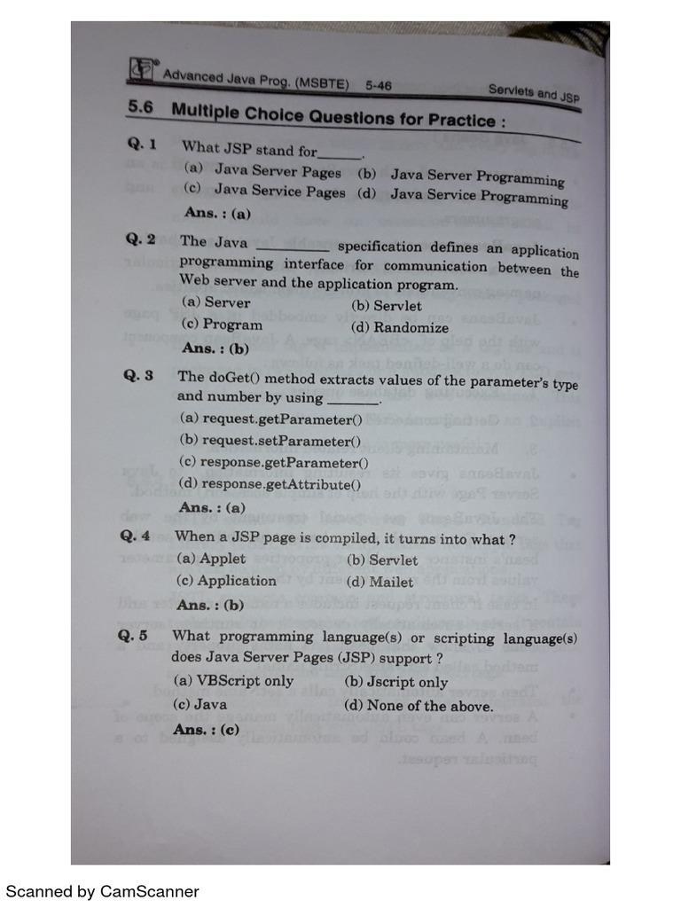 AJP Chapter 5 | PDF
