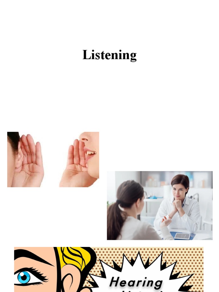 Effective Listening Strategies Explained | PDF | Top Down And Bottom Up ...