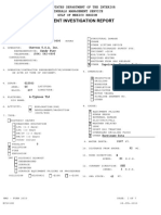 Accident Investigation Report