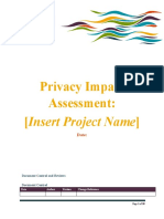 Privacy Impact Assessment: (Insert Project Name) : Date