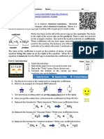 PhET Balancing Chemical Equations