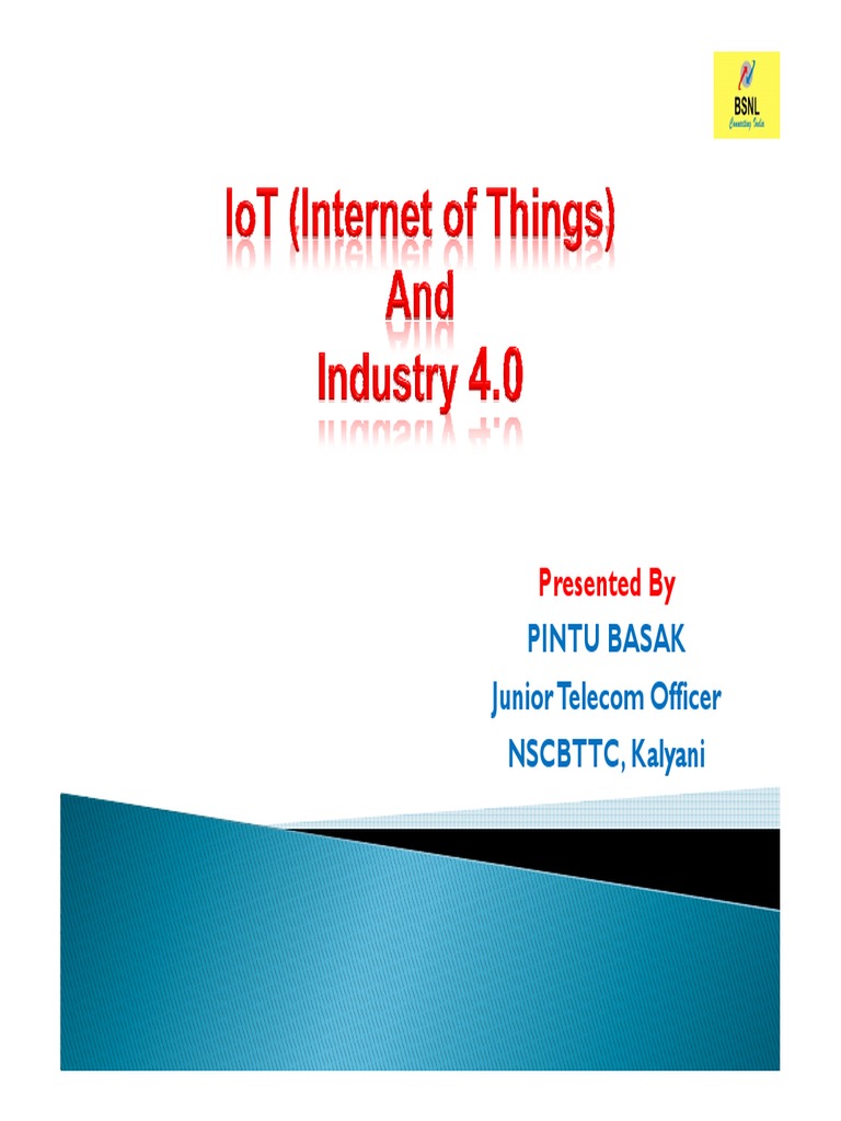 IoT and Industry 4.0-VT | PDF