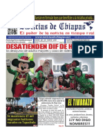 Periódico Noticias de Chiapas, Edición Virtual Jueves 06 de Enero de 2022