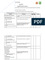 Alcain - Hemo Safety Checklist