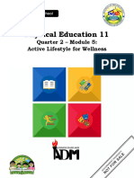 Physical Education 11: Quarter 2 - Module 5: Active Lifestyle For Wellness