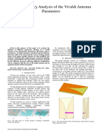 Fara Autori High Frequency Analysis of The Vivaldi Antenna Parameters