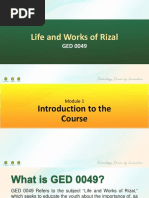 Life and Works of Rizal