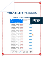 Vix75 Sniper Entries