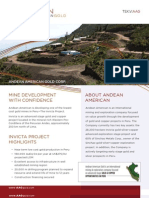 Andean American Gold (AAG) - Corporate Fact Sheet