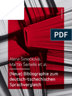 (Neue) Bibliographie Zum Deutsch-Tschechischen Sprachvergleich