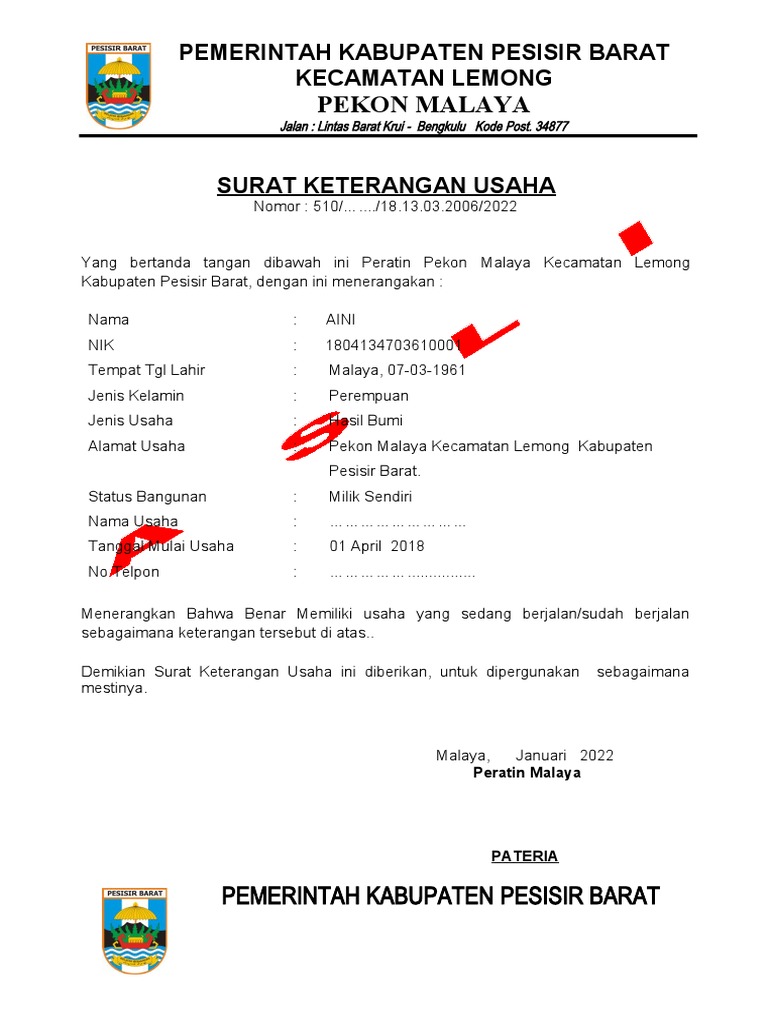 Contoh Sku | PDF