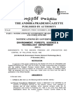Andhra Pradesh Air (Prevention and Control of Pollution) Amendment Rule