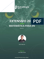 Extensivo 2022: Matemática para en