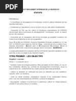 STATUTS ET RÈGLEMENT INTÉRIEUR FINAL DE LA-MUDESCKO 2