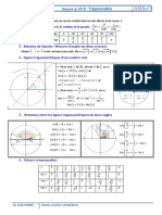 Calcul Trigonometrique 1 Resume de Cours 2