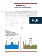 Calculation of Surface Tension: Theory and Scope