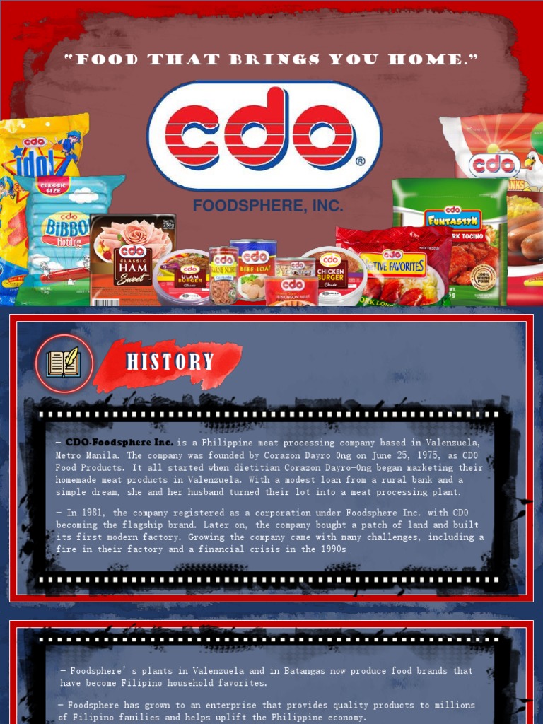 CDO Foodsphere: A Legacy of Quality | PDF | Economies | Foods
