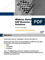Midsize Enterprise: SAP Business All-In-One Solutions