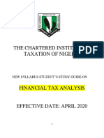 CITN Study Pack - Financial and Tax Analysis