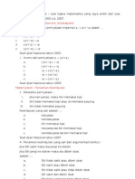 Soal Logika Matematika