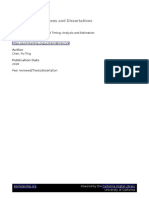 Pulsar Based Navigation and Timing - Analysis and Estimation