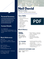 Neil David: Personal Summary