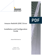 Amazon Redshift JDBC Driver Install Guide