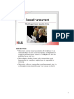 Sexual Harassment: What Supervisors Need To Know