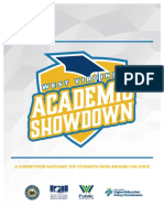 WV Academic Showdown Quiz Show Guidance Booklet 
