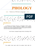 Graphology: Patterns of Written Language