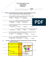 English 2nd Quarter Summative Test 1