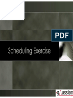 10 Scheduling Exercise