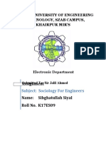 Assignment: Mehran University of Engineering & Technology, Szab Campus, Khairpur Mir'S