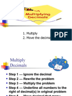 Multiplying Decimals Simple Steps